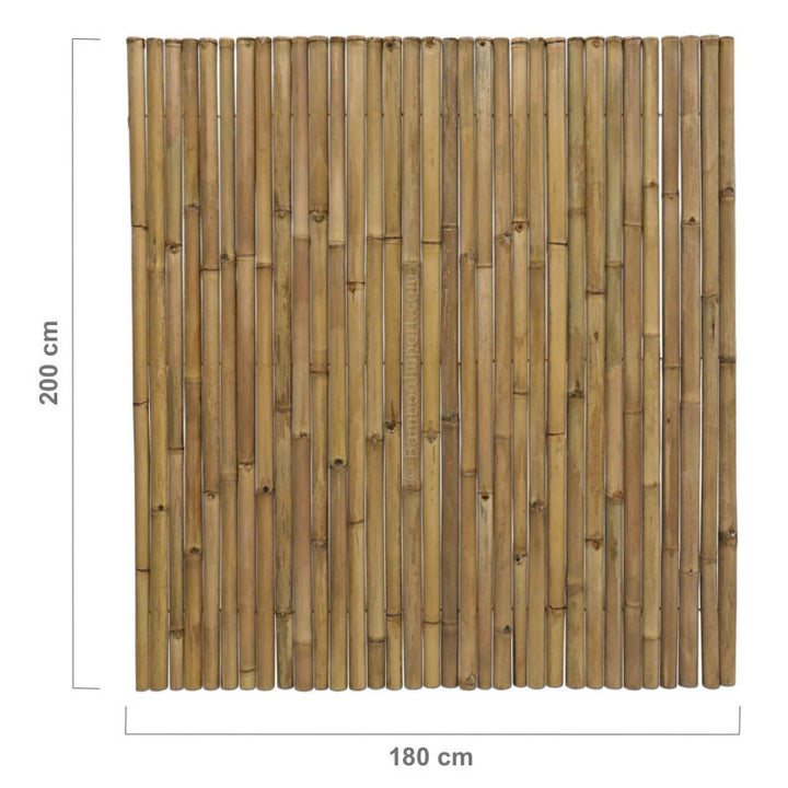 Natural Apus Bamboo Screening Roll Deluxe 180 x 200 cm