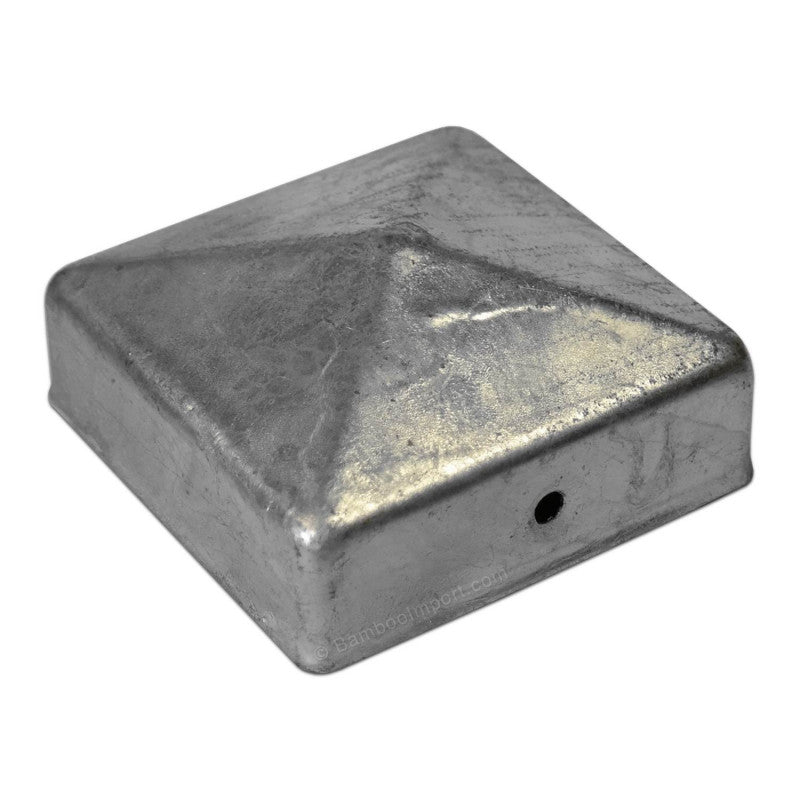 Pyramid Post Cap Galvanized 71 x 71 mm