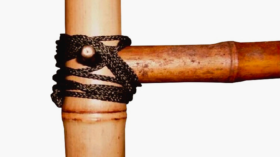Pegged Socket Joint - How to tie bamboo together