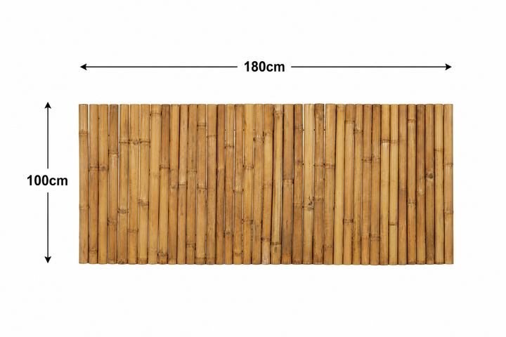 Natural Apus Bamboo Screening Roll Deluxe