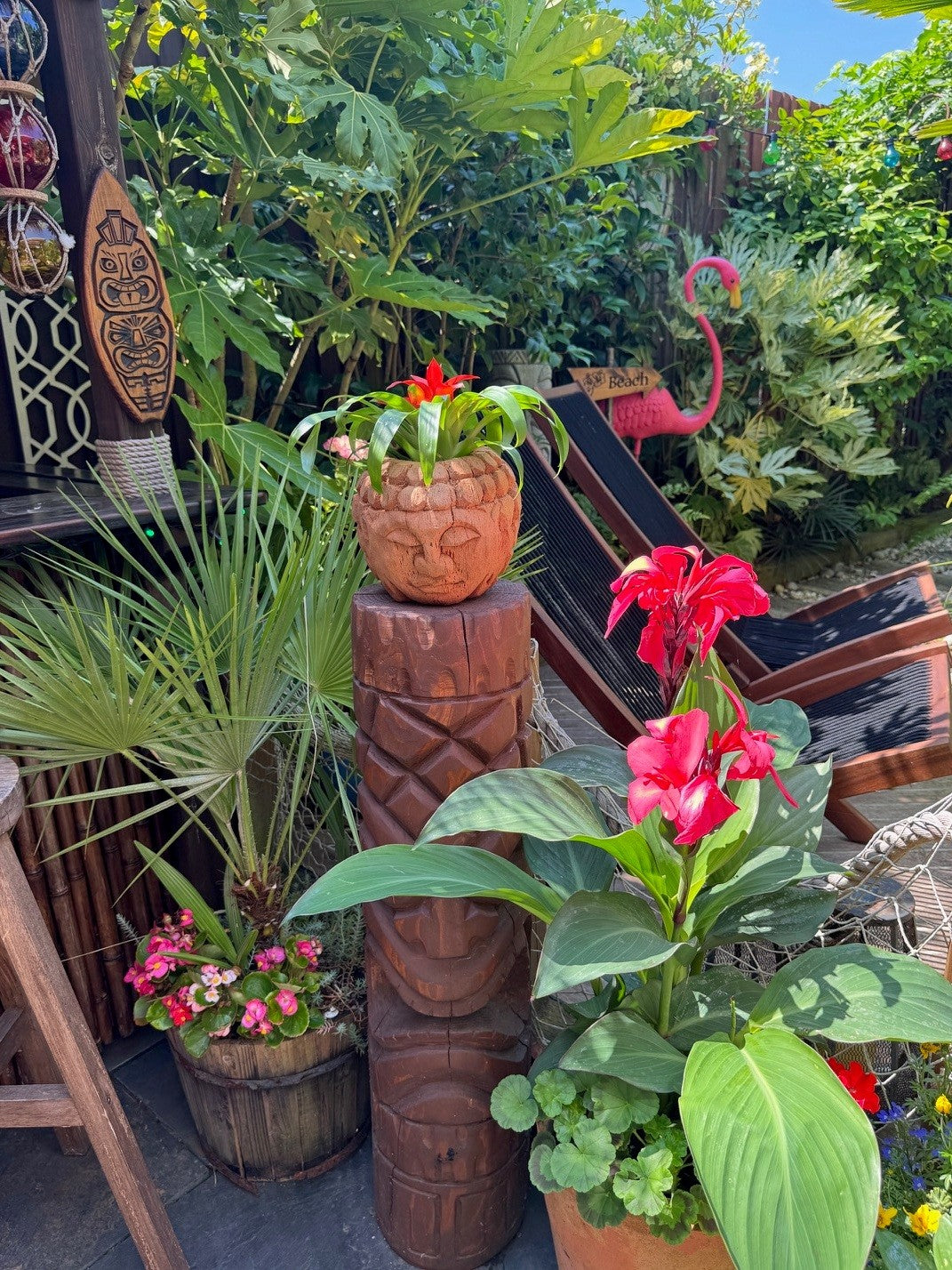 Handcrafted Coconut Buddha Decorative Pot