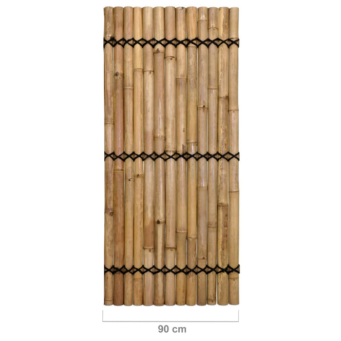 Half Round Natural Bamboo Fence Screen