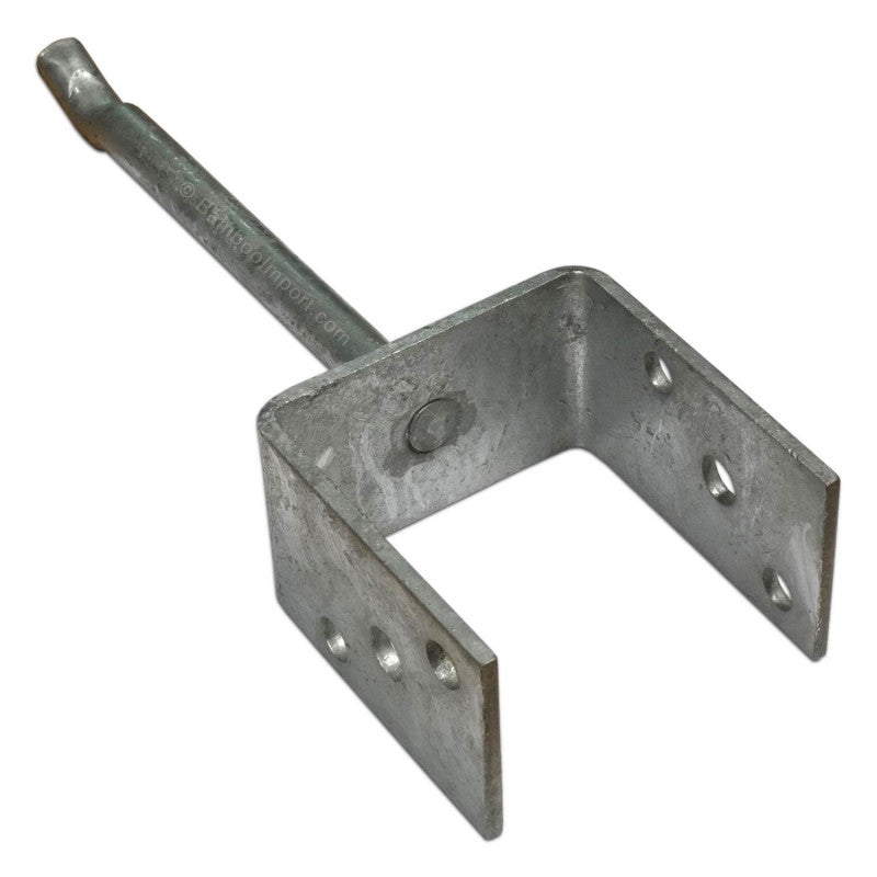 U-Post Support with Pin Hot Dip Galvanized 91 mm